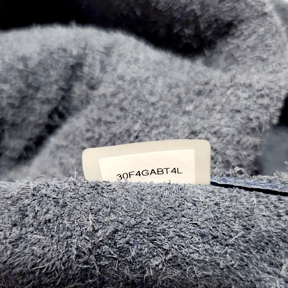 Michael Kors Saffiano Leather Large Shoulder Bag Purse Tote Navy Blue - Picture 9 of 13